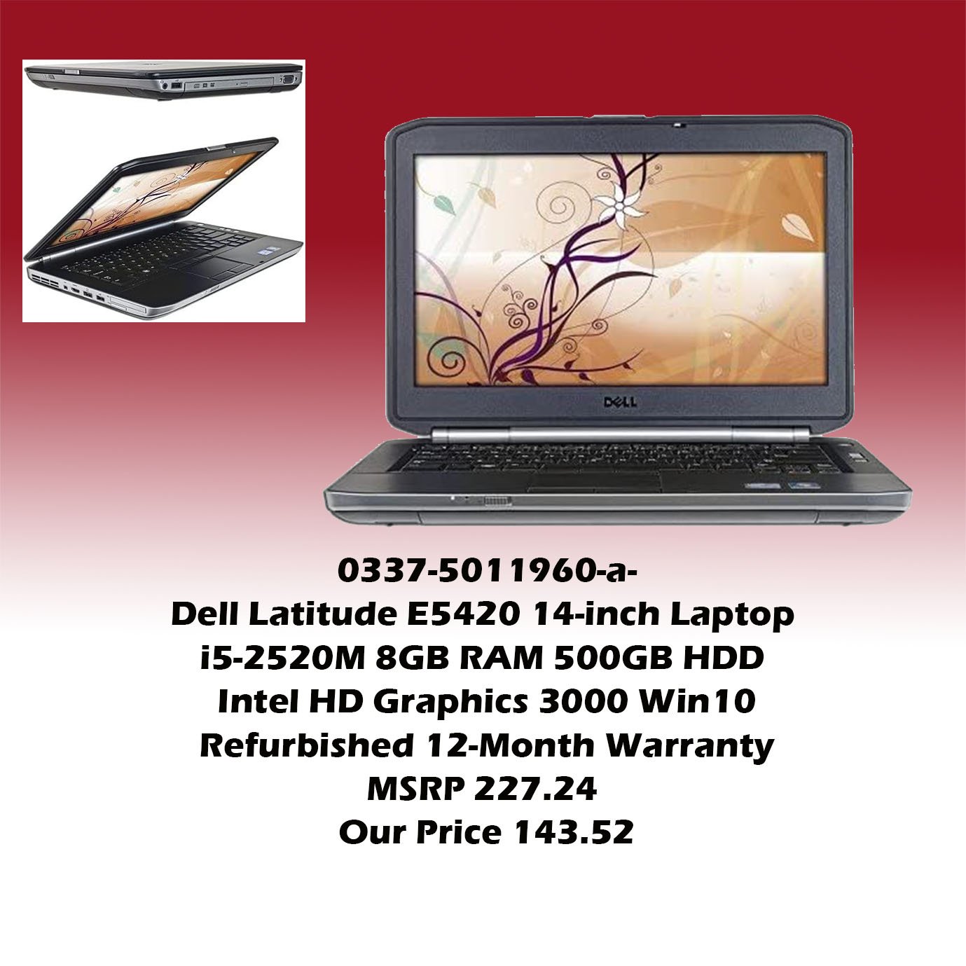9337-5011960-a-Dell Latitude E5420 14-inch Laptop Model-x UPX-196105099480 ASIN-B09P87VN91 copy