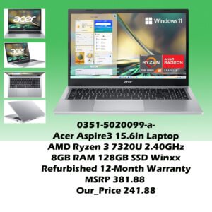 0351-5020099-a-Acer Aspire3 15.6in Laptop Model-7320U UPC-840226695723 ASIN-B0CMJQGVVH copy