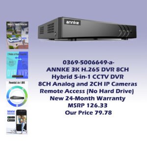 0367-5003990-a-Cumcitin Analog CCTV Camera HD 1080P Model-AM3128W UPC-606479234412 ASIN-B07HN4ZKNC