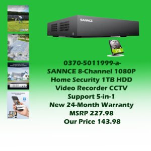 0370-5011999-a-SANNCE 8-Channel 1080P Model-DN81BS UPC-0000000000000 ASIN-B07HH54Y2C copy